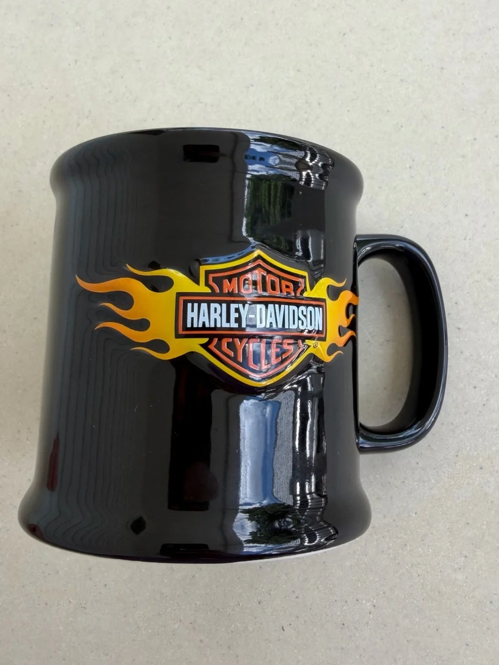 Vintage 2002 Harley Davidson Coffee Ceramic Mug HD Logo